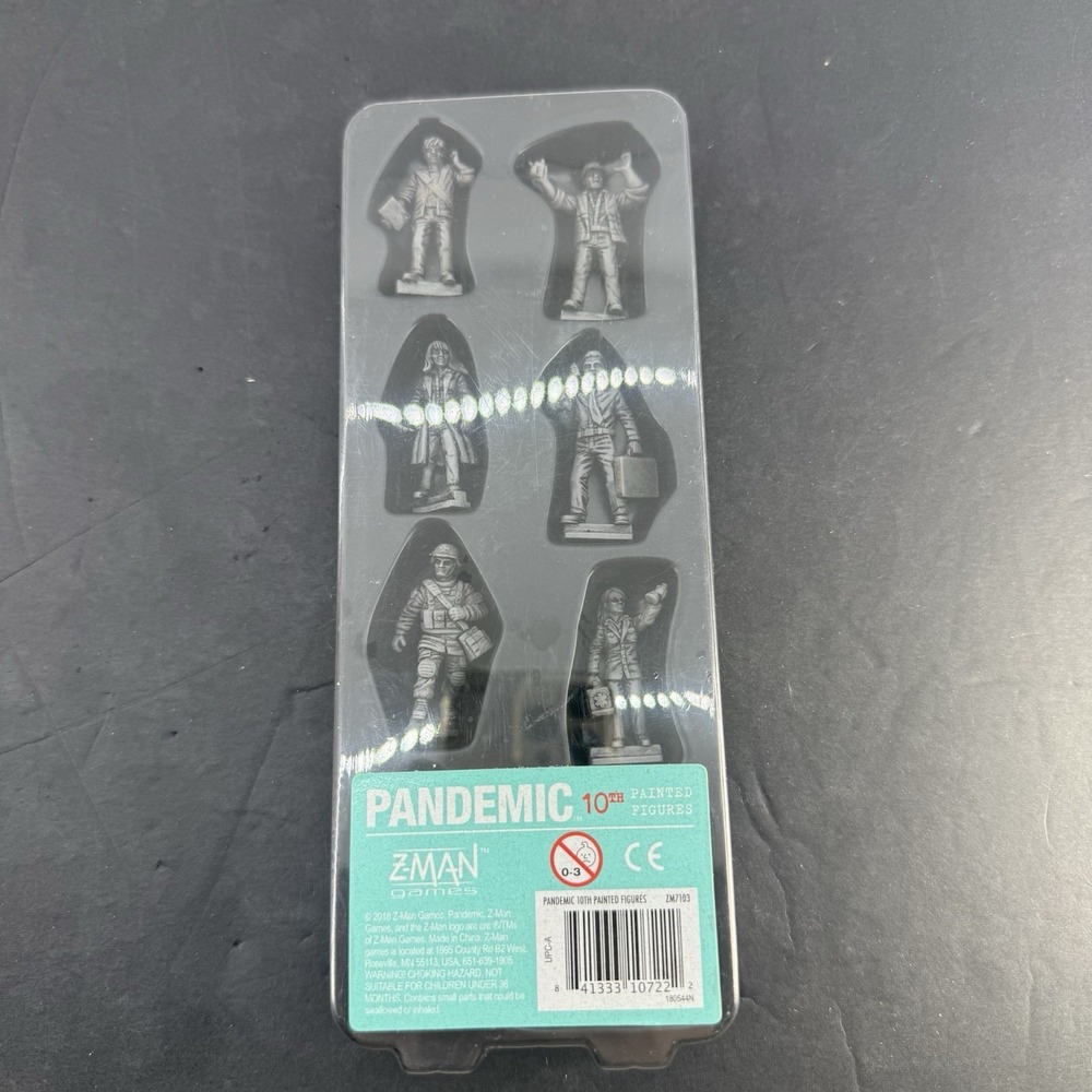 Z-Man Games - Pandemic 10th Anniversary Figures - Unpainted (NM)